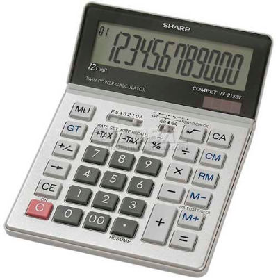 calculators sharp calculator digit vx globalindustrial alltimetrading