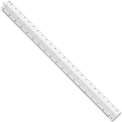 Staedtler® Plastic Architects Triangular Scales, 12", White