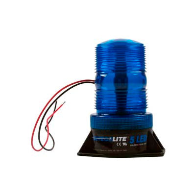 Meteorlite™ 5 High-Profile Strobe Light SY361005-B-LED - 12-80 Volts - Permanent Mount - Blue