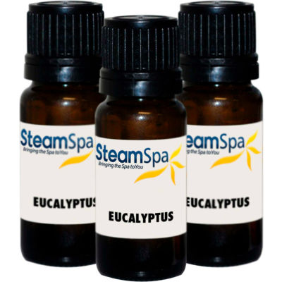 SteamSpa G-OILEUC3Essence Of Eucalyptus, 3-10ml Bottles For Steambaths