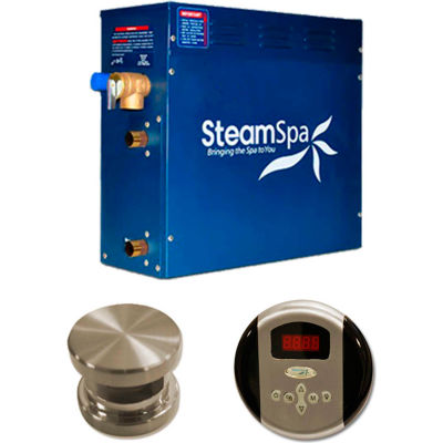 SteamSpa Oasis OA900BN Steam Generator Package, 9KW, Brushed Nickel