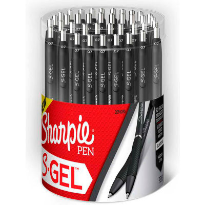 Sharpie® S Gel Retractable Gel Ink Pen, 0.7mm, Black Ink - 36 Pack
