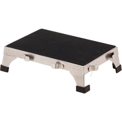 Clinton SS-190 Stainless Steel Stacking Step Stool, 18"W x 12"D x 5-1/4"H
