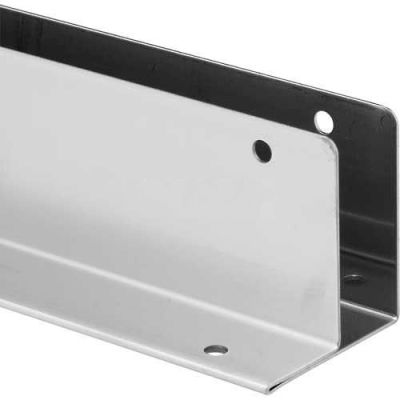 1 Ear Wall Bracket, 1/2" x 57", 18Ga., No Welds, St. Stainless Steel - 650-1501