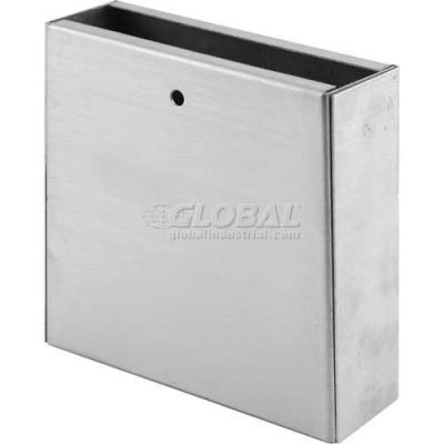 Pilaster Shoe, Offset, 4"X 1"X 4" High - 650-3006-4 - Pkg Qty 2