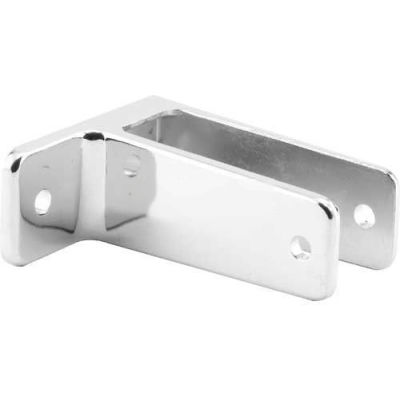 1 Ear Wall Bracket, 1-1/4", X-Long, Chrome - 650-6410 - Pkg Qty 2