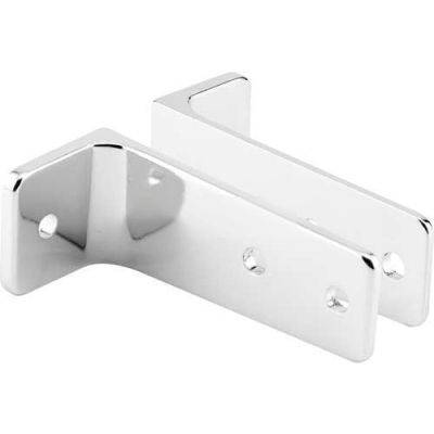 Two Piece Wall Bracket, 2-1/2" Long, Chrome - 650-6437 - Pkg Qty 2