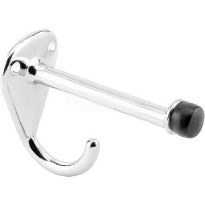 Hook & Bumper, 3" Projection, Chrome - 650-6626 - Pkg Qty 6