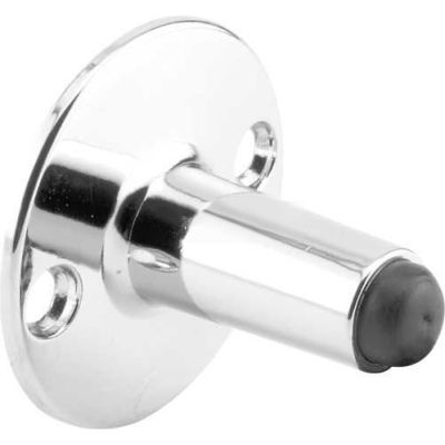 Door Stop, 2" Projection, Chrome - 650-6638 - Pkg Qty 6