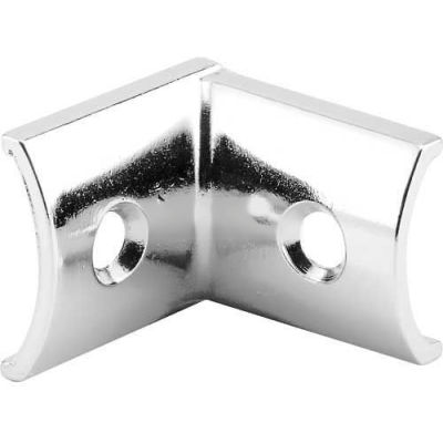 Alcove Clip, Right Angle, Curved, Satin - 650-6651 - Pkg Qty 4