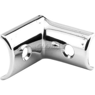 Alcove Clip, Curved, Chrome - 650-6653 - Pkg Qty 6