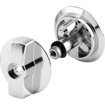 Concealed Knob Set Latch w/Torx Screw, Chrome Plated - 656-2702