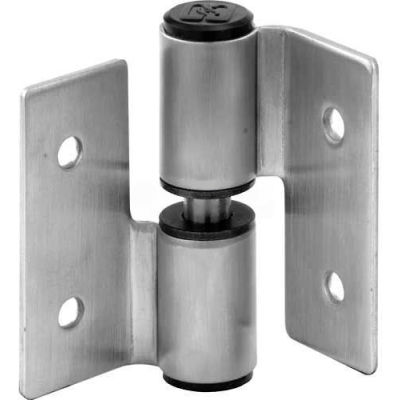 Surface Mounted Hinge Set, LH-In/RH-Out, W/Fasteners, St. Stainless