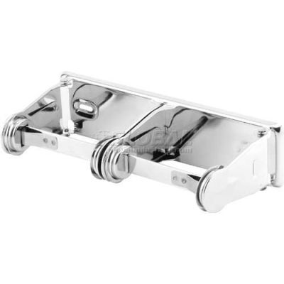 Double Roll Toilet Roll Holder W/ Fasteners - Chrome - 656-6713