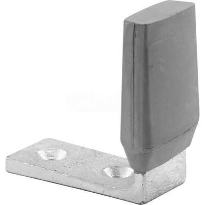 Door Floor Stop, Brushed Aluminum - 658-1022 - Pkg Qty 2