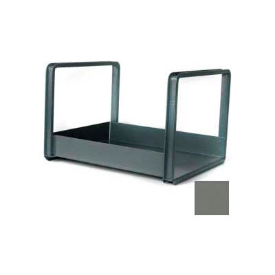 Stackbin® Double Stackrack For 5-1/2"W x 12"D x 4-1/2"H Steel Bins, Gray