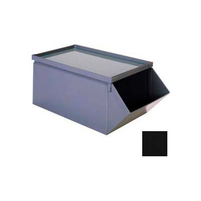 Stackbin® Stackbin Top Cover For 7-1/2"W x 15-1/2"D x 6"H Steel Bins, Black