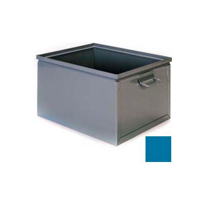 Stackbin® Steel Bin 1-2SX - 7-1/2"W x 13"D x 6"H Stackbox, Blue
