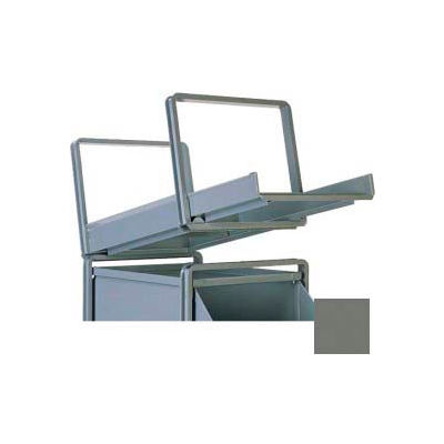 Stackbin® Roller Bearing Stackrack For 18"W x 30"D x 12"H Steel Bins, Gray
