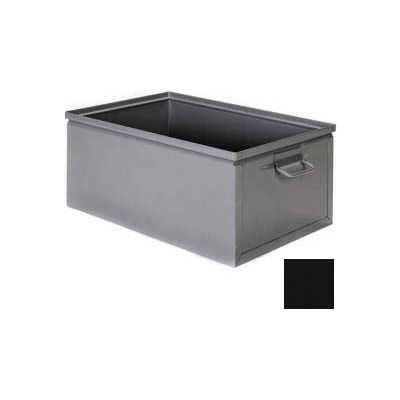 Stackbin® Steel Bin 1-853 - 12"W x 20"D x 10"H Stackbox, Black