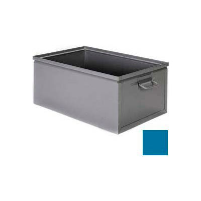 Stackbin® Steel Bin 1-855 - 10"W x 16"D x 6"H Stackbox, Blue
