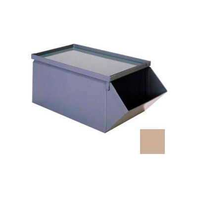 Stackbin® Stackbin Top Cover For 10"W x 24"D x 8"H Steel Bins, Black
