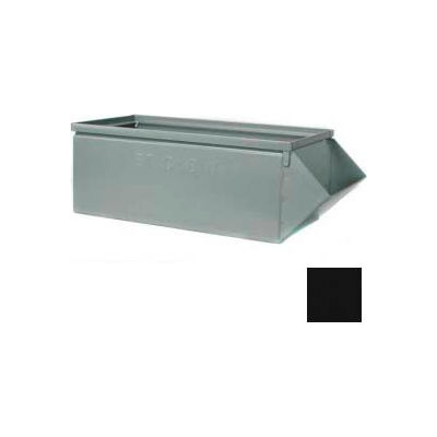 Stackbin® 10"W x 24"D x 8"H Steel Bin, Black