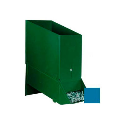 Stackbin® 6-1/2"W x 12"D x 12-1/2"H Steel Assembly Bin With Hopper, Blue