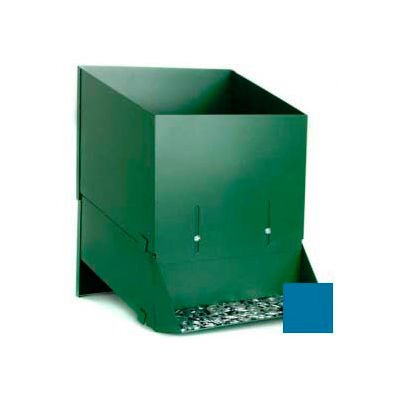 Stackbin® 11-1/2"W x 12"D x 12-1/2"H Steel Assembly Bin With Hopper, Blue