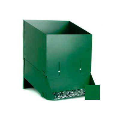 Stackbin® 11-1/2"W x 12"D x 12-1/2"H Steel Assembly Bin With Hopper, Green