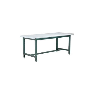 Stackbin Workbench, 1005 Series, Plastic Laminate Safety Edge, 60"W X 30"D, Gray