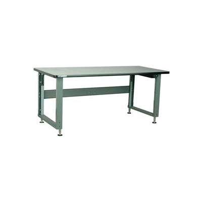 Stackbin 4000 Series Workbench W/ ESD Laminate Top & Power Lift, 48"W x 30"D, Black