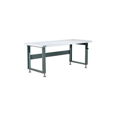 Stackbin Workbench, 4000 Series, ESD Square Edge, 60"W X 30"D, Black