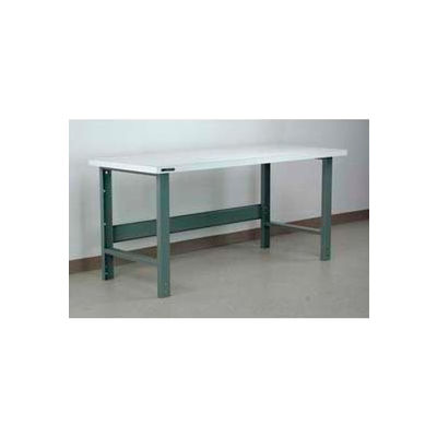 Stackbin 3505 Series Workbench, ESD Square Edge, 60"W x 36"D, Black