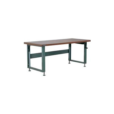 Stackbin Workbench, 4000 Series, Hardboard, 60"W X 30"D, Gray