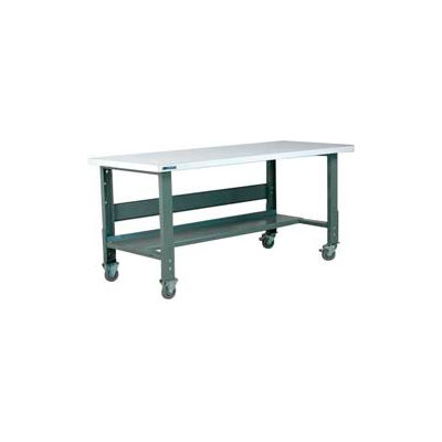Stackbin 3512 Series Workbench W/ Laminate Top, 60"W x 36"D, Black
