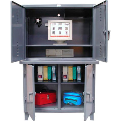 Heavy Duty Stronghold Cabinet with electrical outlet 