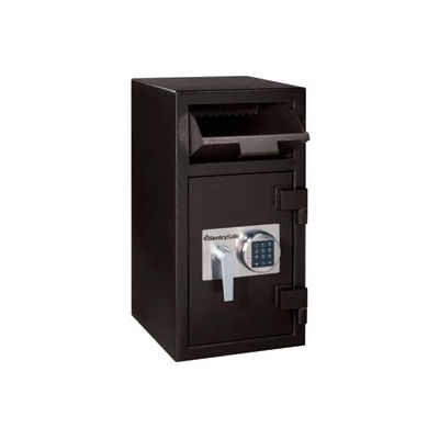 SentrySafe Front Loading Depository Safe DH-134E - 14"W x 15-5/8"D x 27"H, Black