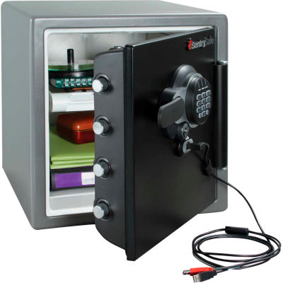 SentrySafe Fire-Safe® SFW123GTF Electronic Lock USB Connect 16-5/16"x19-5/16"x17-13/16" Gray