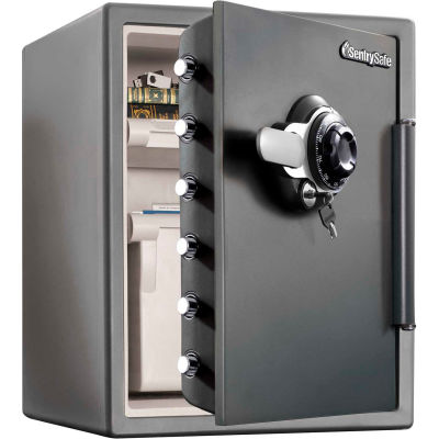 SentrySafe Fire Safe® SFW205DPB Combination Lock, 18-5/8"W x 19-5/16"D x 23-13/16"H, Gray