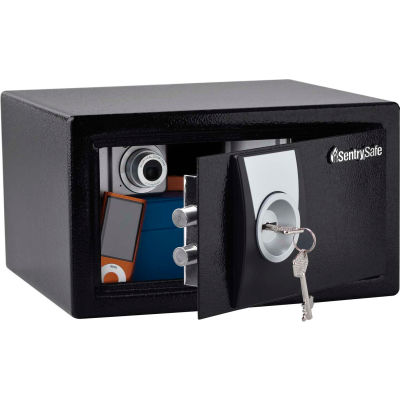 SentrySafe Security Safe X031 - 11-3/8"W x 10-3/8"D x 6-5/8"H, Black