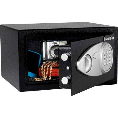 SentrySafe Security Safe X041E - Electronic Lock, 11-7/16"W x 10-7/16"D x 7-5/8"H, Black