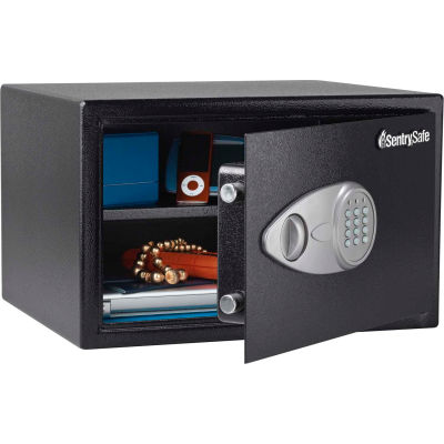 SentrySafe Security Safe X125 - 16-7/8"W x 14-5/8"D x 10-5/8"H, Black