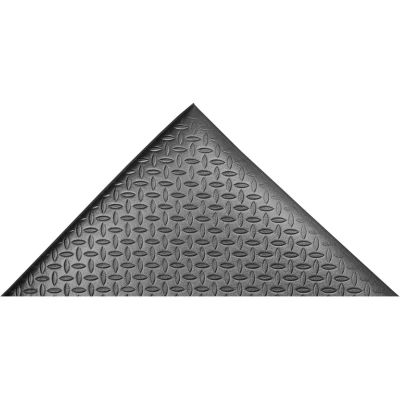NoTrax® Diamond Cushion Anti Fatigue Mat 1/2" Thick 3' x 60' Black