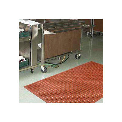 NoTrax® T18 Superflow Anti Fatigue Drainage Mat 5/8" Thick 4' x 6' Red