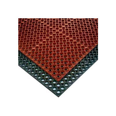NoTrax® T25 Challenger Anti Fatigue Drainage Mat 3/4" Thick 3' x 5' Red