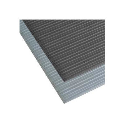 NoTrax® T42 Comfort Rest Ribbed Foam Mat 3/8" Thick 3' x 60' Gray