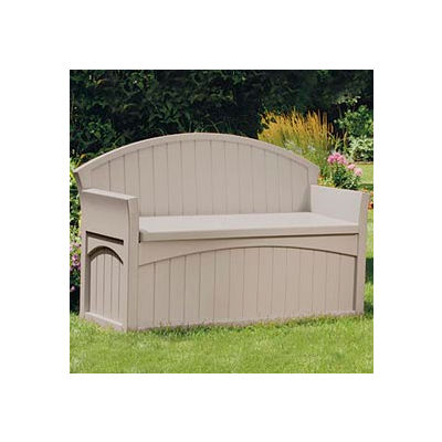 suncast patio storage bench 50 gallon