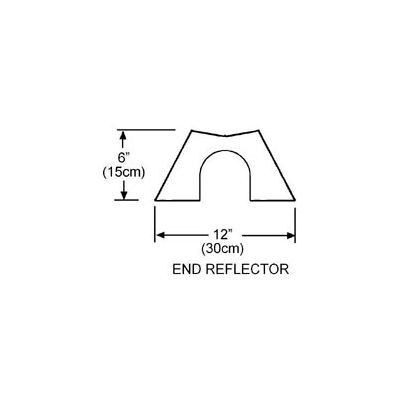 SunStar End Reflector Kit - For Infrared Heaters 43341000