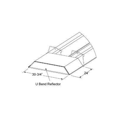SunStar U-Bend Reflector Kit - For U-Shaped Infrared Tube Heaters 43488000
